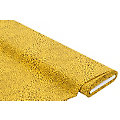 Tissu crêpe extensible « impression animale », jaune/marron