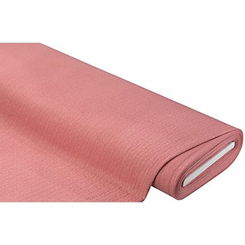 Tissu jersey double face, vieux rose