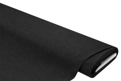 Tissu tissé "petits angles", gris/noir