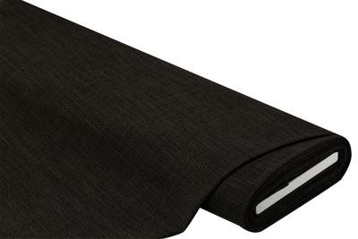 Tissu tissé "carreaux", marron/noir