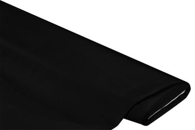 Tissu satin léger, noir