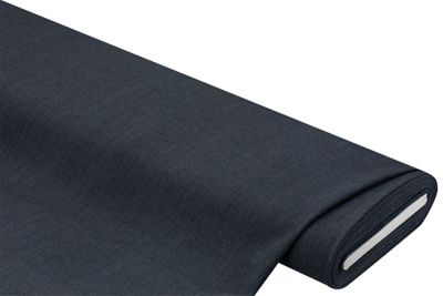 Tissu pour costume avec laine bleu fumé chiné