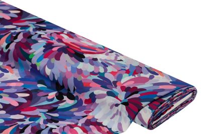 Tissu satin pour chemisiers, violet