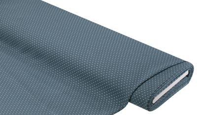 Tissu jacquard "mini motif", bleu/blanc