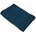 buttinette Serviette / drap de douche éponge à broder, bleu marine