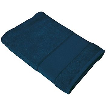 buttinette Serviette / drap de douche éponge à broder, bleu marine