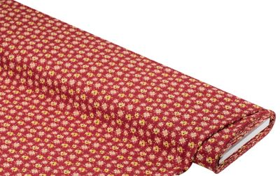 Javanaise "Blumen" | rot-color | Bastelbedarf | buttinette