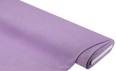 Tissu étamine de coton texturé, lilas