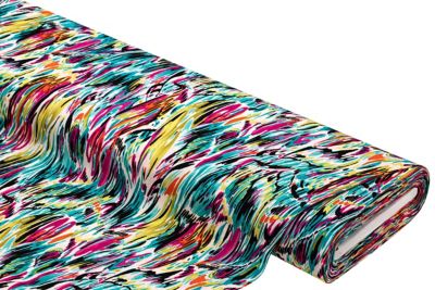 Viscose-crêpe 'Modern', bont