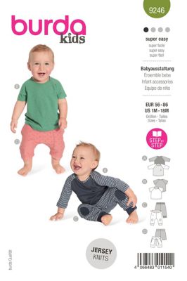 burda Schnitt 9246 „Babyshirt & Pumphose“