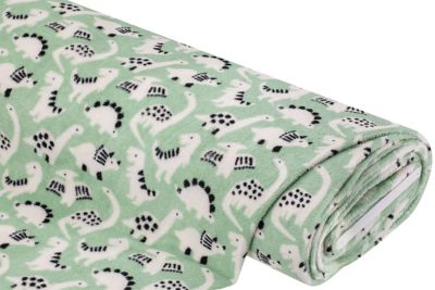Wellness-Fleece 'Dinos', grün-color
