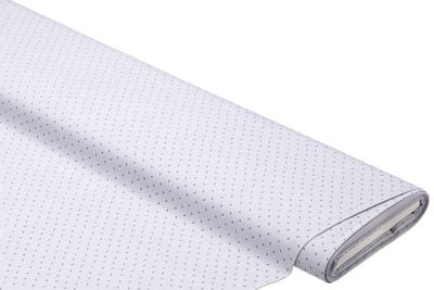 Tissu coton 'design mini', gris