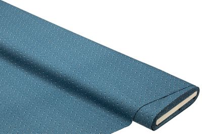 Tissu coton 'design mini', bleu