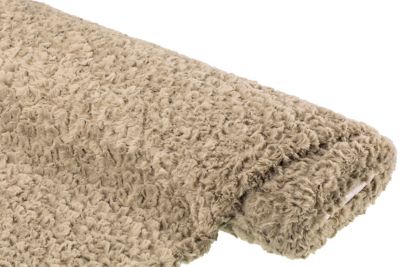 Plüschstoff, taupe