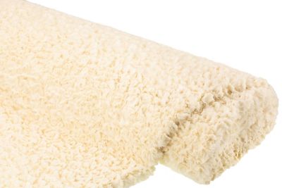 Plüschstoff, ecru