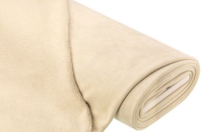 Doubleface-Strick/Plüsch, natur