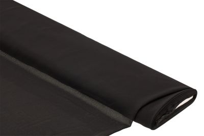 Chiffon Uni transparent, schwarz