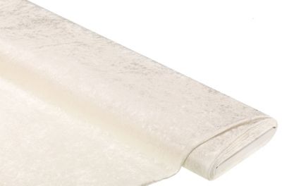 Stretch-Struktursamt Uni, weiß