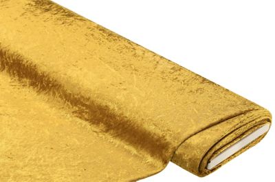 Stretch-Struktursamt Uni, gold