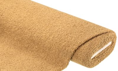 Teddystoff in Lammfelloptik, hellbraun