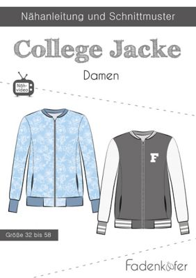 Fadenkäfer Schnitt 'College-Jacke' für Damen