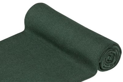 Rippen-Bündchenstoff 'Comfort', grün-melange