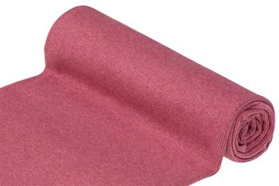 Rippen-Bündchenstoff 'Comfort', mauve-melange
