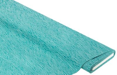 Reiner Baumwolljersey Linien 'Jola', petrol/weiß