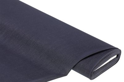 Tissu jean/denim stretch doux avec élasthanne, bleu foncé