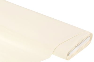 Baumwoll-Leinen-Mischgewebe mit Elasthan, creme