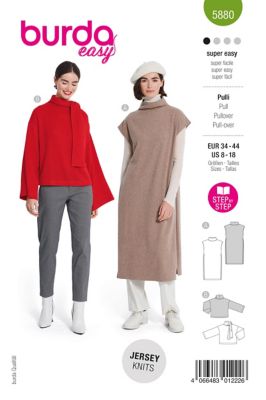burda Schnitt 5880 'Pullover Kastenform'