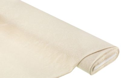 Jacquard-Jersey 'Rosen', creme