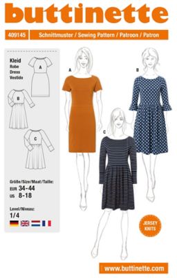 buttinette Schnitt 'Jersey-Kleid'