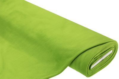 Fleecestof, grasgroen