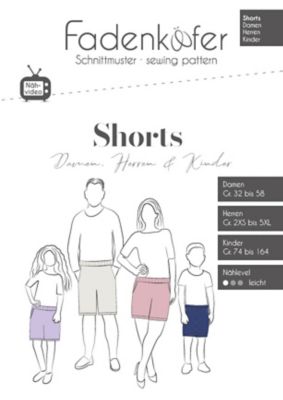 Fadenkäfer Schnitt 'Shorts' für Damen, Herren & Kinder