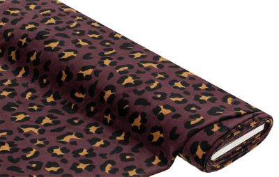 Nicki-Velours 'Leo', beere-color