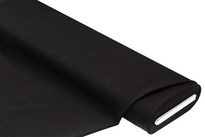 Tissu jersey romanite avec élasthanne, noir