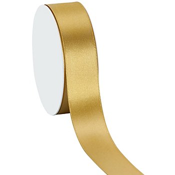 Satinband, gold, 25 mm, 10 m