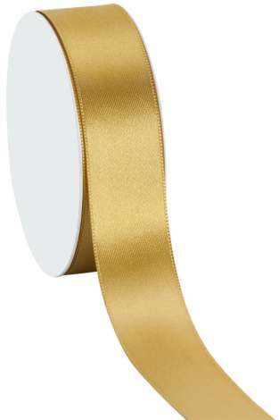 Schleifenband mit Sternen creme-gold 25 mm breit  1 m 