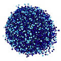 Rocailles-Perlen, Blautöne, 2,5 mm Ø, 100 g