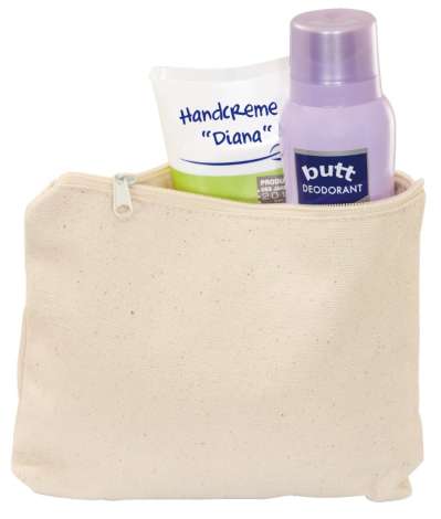 Trousse de toilette bébé à broder, beige  acheter en ligne sur buttinette  - loisirs créatifs