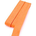 buttinette Biais en coton, orange clair, largeur : 2 cm, longueur : 5 m