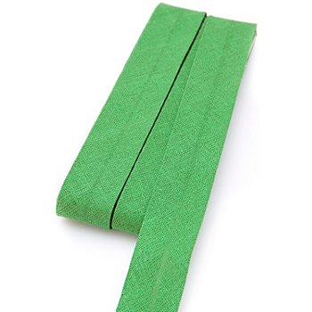 buttinette Biais en coton, vert clair, largeur : 2 cm, longueur : 5 m