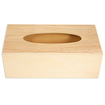 Kosmetiktuchbox aus Holz, 25 x 12,5 x 9 cm