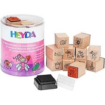 Heyda Kit de tampons 'enfants', 1,5 cm, 15 pièces