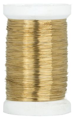 Fil cuivre plat argenté, env. 0,6 x 0,1 mm, 28 mètres, 20 g, pour