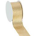 Stoffband, gold, 40 mm, 10 m