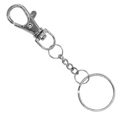 Porte-clés avec mousqueton, 25 mm, 4 pièces  acheter en ligne sur  buttinette - loisirs créatifs