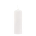 Bougies cylindriques, blanc, 1 pièce