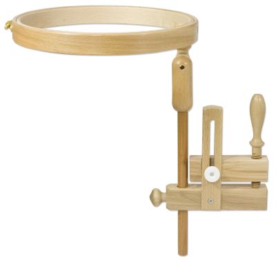 Pince de table flexible pour cerceau de broderie, pince en bois